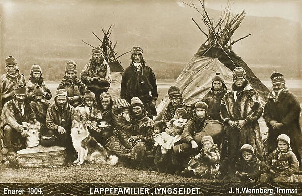 Lapland Familes, teepees and huskies