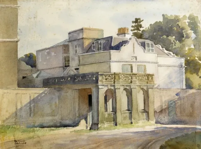 Framed Print : A large classical style building Framed Print : A large classical style building