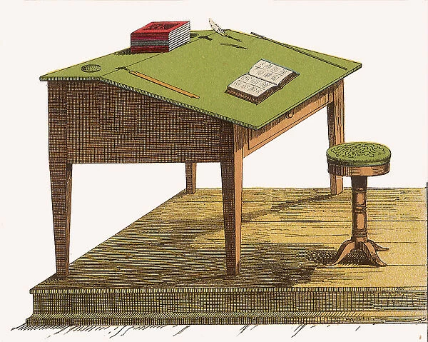 Large Green Desk Date: 1880