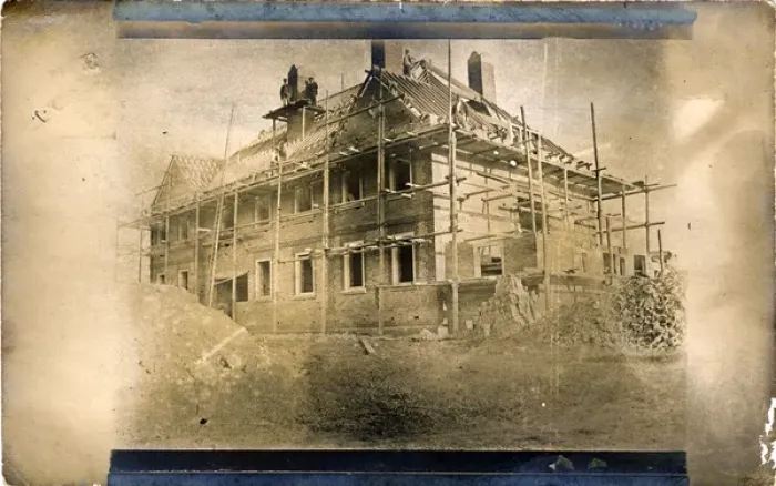 Framed Print : Large House Under Construction, Chichester, Sussex Framed Print : Large House Under Construction, Chichester, Sussex
