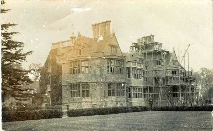 Framed Print : Large House Under Construction, Unknown location Framed Print : Large House Under Construction, Unknown location