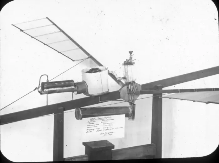 Framed Print : A larger model of the flapping wing machine Framed Print : A larger model of the flapping wing machine