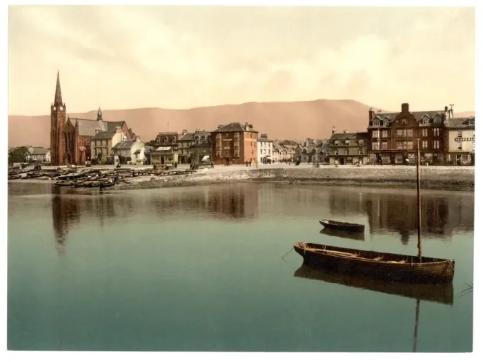 Framed Print : Largs from the pier, Scotland Framed Print : Largs from the pier, Scotland