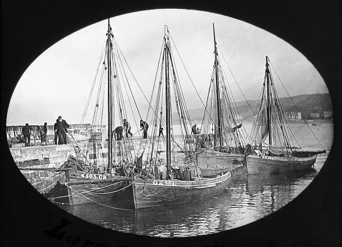 Framed Print : Largs Pier Victorian period Framed Print : Largs Pier Victorian period