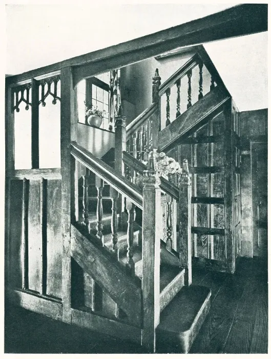 Framed Print : Larkenshaw, Chobham, Surrey, Staircase Framed Print : Larkenshaw, Chobham, Surrey, Staircase