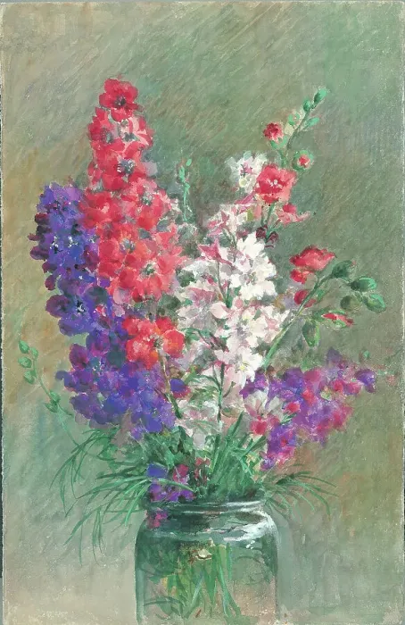Framed Print : Larpispurs'? Flowers in vase Framed Print : Larpispurs'? Flowers in vase