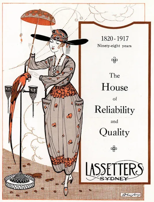 Framed Print : Lassetters Advertisement Framed Print : Lassetters Advertisement