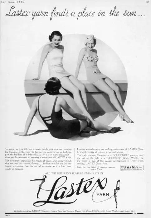 Framed Print : Lastex advertisement Framed Print : Lastex advertisement