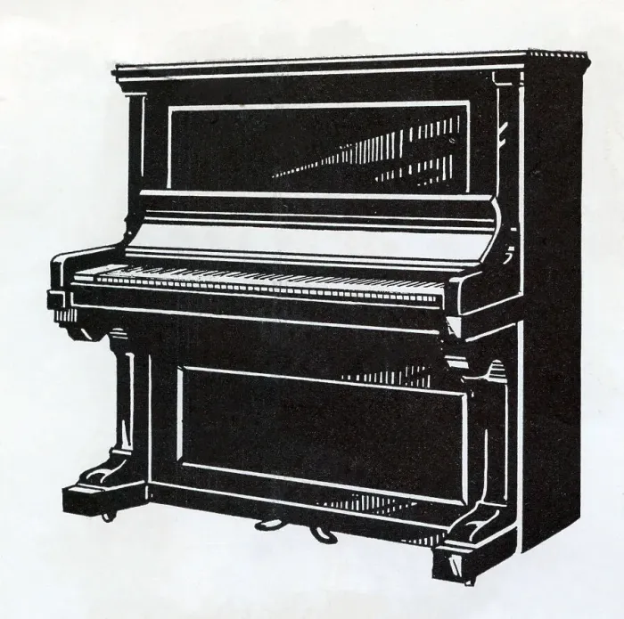 Framed Print : Piano Date: late 19th century Framed Print : Piano Date: late 19th century