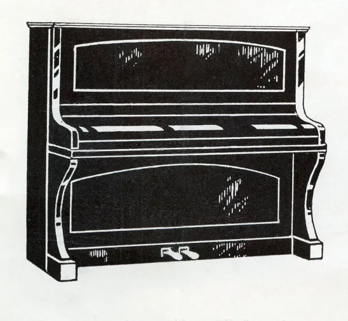 Framed Print : Piano Date: late 19th century Framed Print : Piano Date: late 19th century