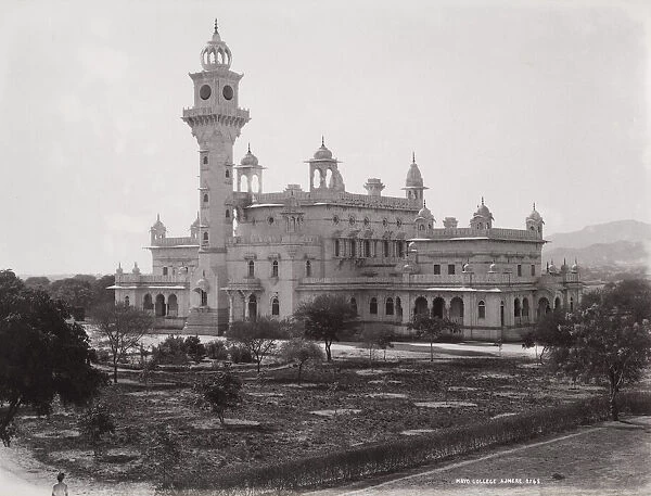 Late 19th century photograph: Mayo College, Ajmere, Ajmer, India