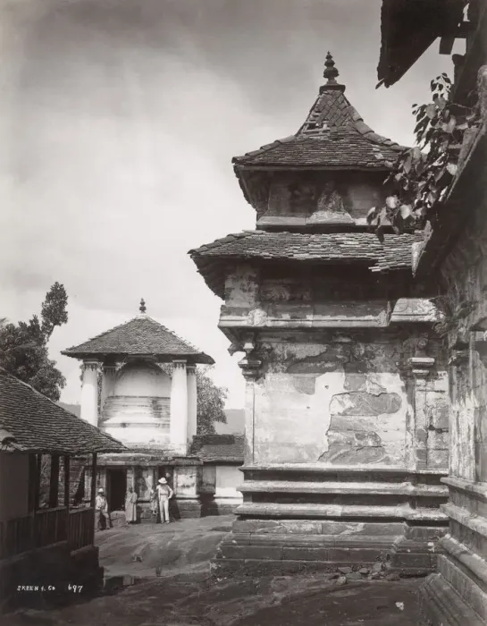 Framed Print : Late 19th century photograph: Temple, Ceylon, Sri Lanka, Skeen studio Framed Print : Late 19th century photograph: Temple, Ceylon, Sri Lanka, Skeen studio
