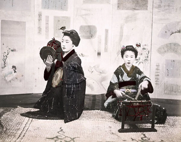 Late 19th century - young Japanese musicians