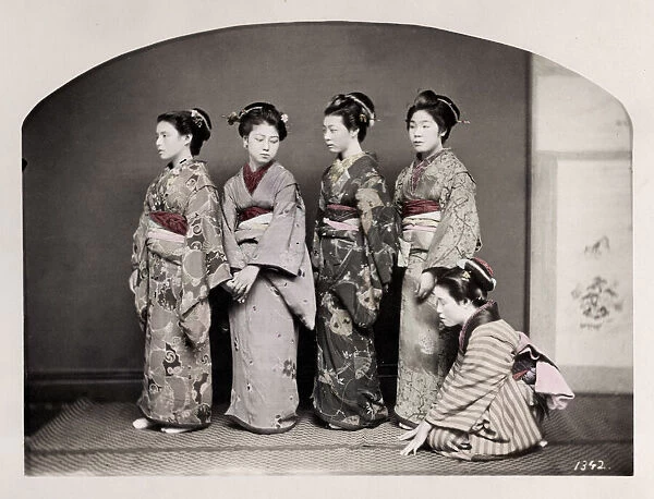 Late 19th century - young Japanese women