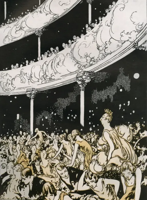 Framed Print : Late Comers at the Christmas Shows by Charles Robinson Framed Print : Late Comers at the Christmas Shows by Charles Robinson