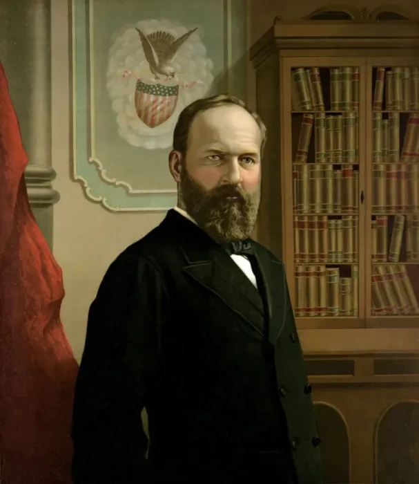 Framed Print : The late president James A. Garfield Framed Print : The late president James A. Garfield