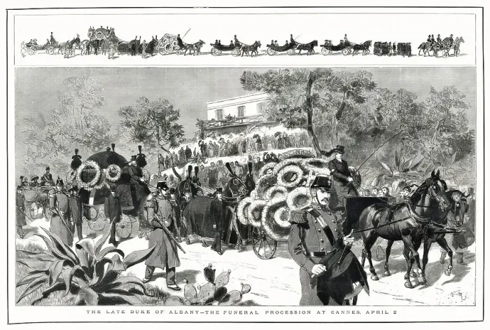 Framed Print : Late Prince Leopold, Duke of Albany Funeral 1884 Framed Print : Late Prince Leopold, Duke of Albany Funeral 1884