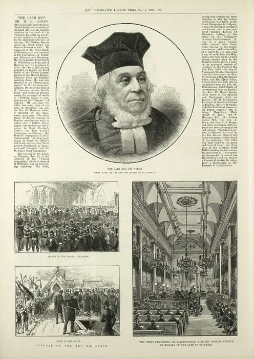 Framed Print : Late Rev. Dr Adler, Chief Rabbi Framed Print : Late Rev. Dr Adler, Chief Rabbi