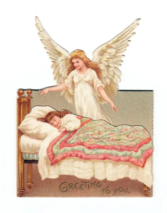 Framed Print : Late Victorian 1890s Greetings Card Christmas Framed Print : Late Victorian 1890s Greetings Card Christmas