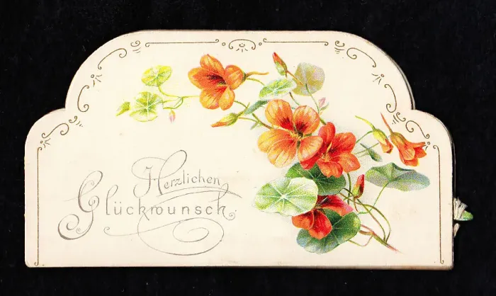 Framed Print : Late Victorian 1890s Greetings Card Congratulations Framed Print : Late Victorian 1890s Greetings Card Congratulations