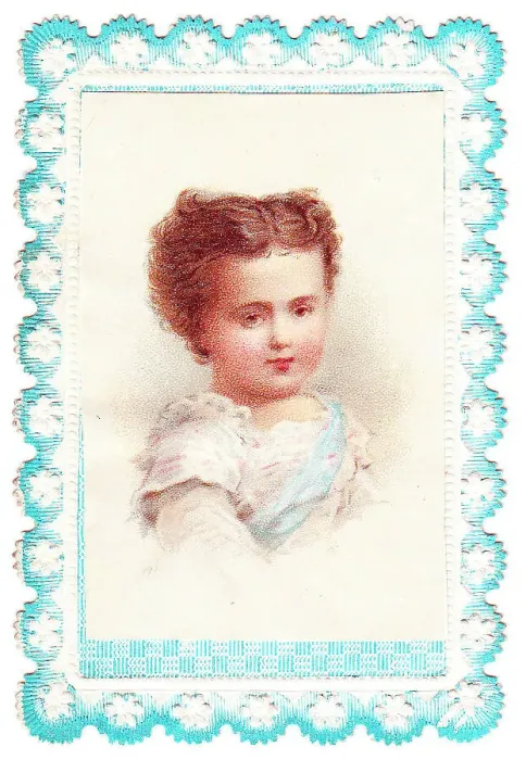 Framed Print : Late Victorian 1890s Greetings Card Fretwork Framed Print : Late Victorian 1890s Greetings Card Fretwork