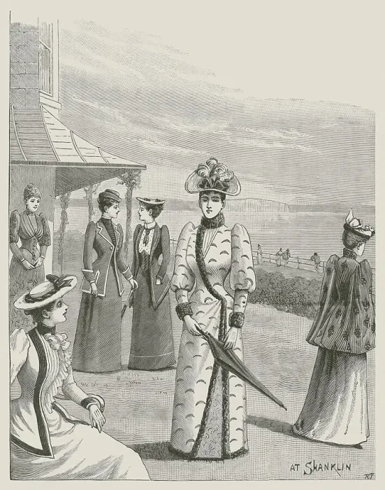 Framed Print : Late Victorian Fashion Framed Print : Late Victorian Fashion