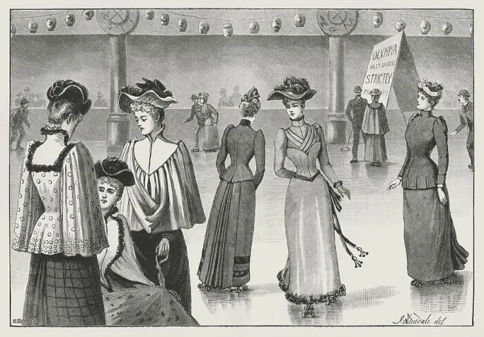 Framed Print : Late Victorian Fashion Framed Print : Late Victorian Fashion
