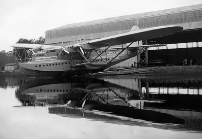 Framed Print : Latecoere 521 (forward view) on slipway, 9 Feb 35 Framed Print : Latecoere 521 (forward view) on slipway, 9 Feb 35
