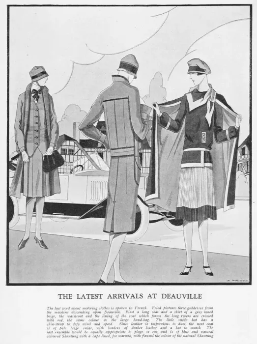 Framed Print : The latest arrivals at Deauville illustrating Framed Print : The latest arrivals at Deauville illustrating