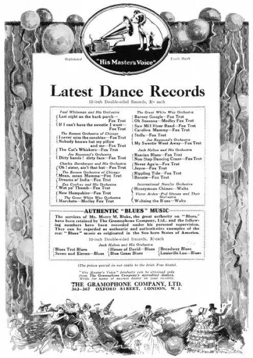Framed Print : Latest dance records, 1923 Framed Print : Latest dance records, 1923