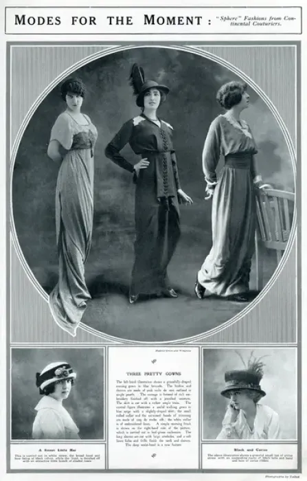 Framed Print : Latest evening, walking and morning clothing 1913 Framed Print : Latest evening, walking and morning clothing 1913