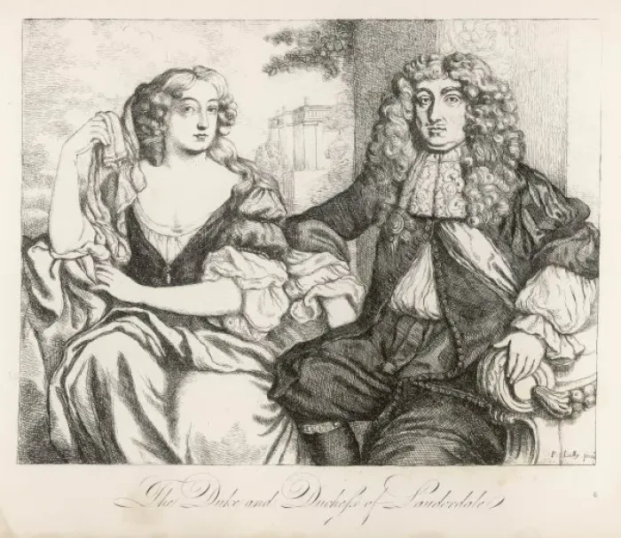 Framed Print : Lauderdale and Wife Framed Print : Lauderdale and Wife