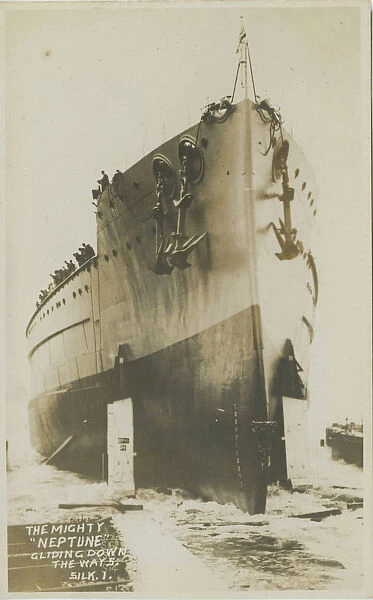 Launch of HMS Neptune (Dreadnought)