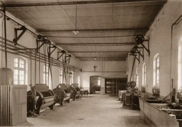 Framed Print : Laundry at Merxplas Labour Colony, Belgium Framed Print : Laundry at Merxplas Labour Colony, Belgium