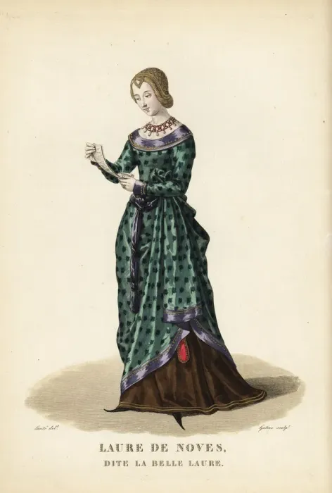 Framed Print : Laure de Noves, la Belle Laure, muse of Francesco Framed Print : Laure de Noves, la Belle Laure, muse of Francesco