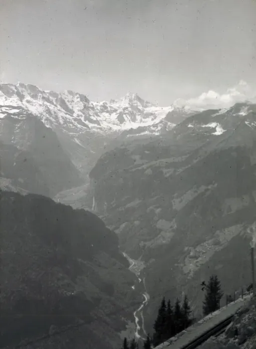 Framed Print : Lauterbrunnen from Schynige Platte, Switzerland Framed Print : Lauterbrunnen from Schynige Platte, Switzerland