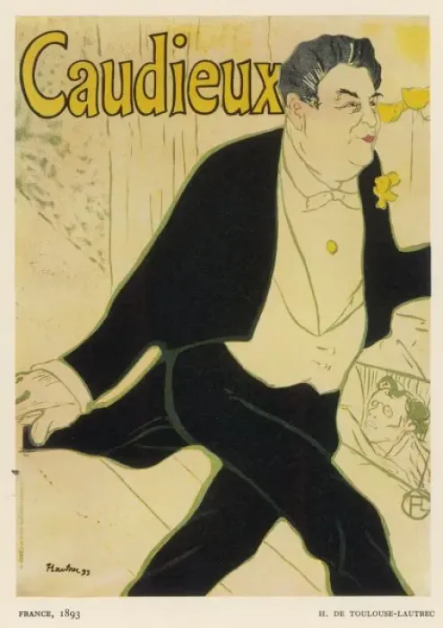 Framed Print : Lautrec Poster / Caudieux Framed Print : Lautrec Poster / Caudieux