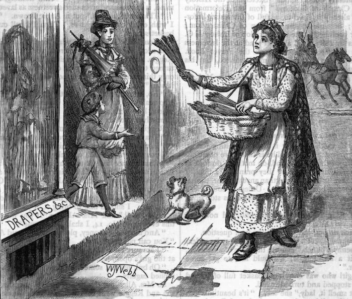 Framed Print : LAVENDER SELLER / 1887 Framed Print : LAVENDER SELLER / 1887