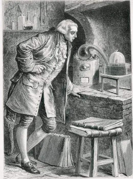 Framed Print : Lavoisier, Antoine-Laurent (1743-1794). French