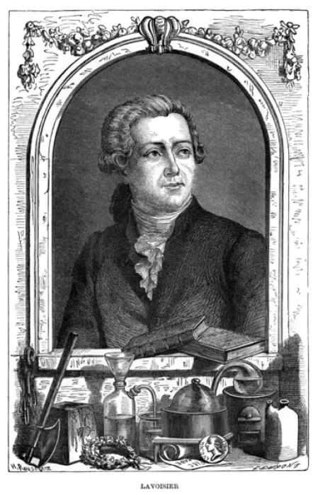 Framed Print : Lavoisier and Apparatus Framed Print : Lavoisier and Apparatus