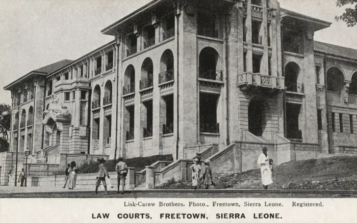 Framed Print : Law Courts, Freetown, Sierra Leone, West Africa Framed Print : Law Courts, Freetown, Sierra Leone, West Africa