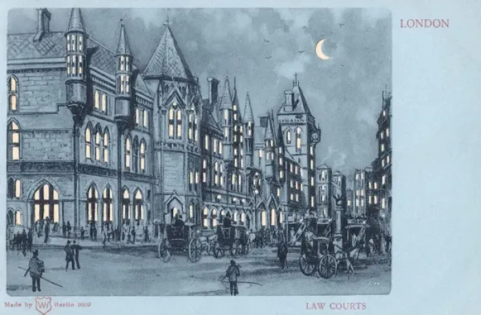 Framed Print : The Law Courts, London Framed Print : The Law Courts, London