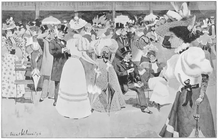Framed Print : On the Lawn at Ascot Framed Print : On the Lawn at Ascot