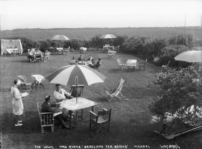 Framed Print : The Lawn, Mrs Ryans Seacliffe Tea Rooms Kilkeel Framed Print : The Lawn, Mrs Ryans Seacliffe Tea Rooms Kilkeel