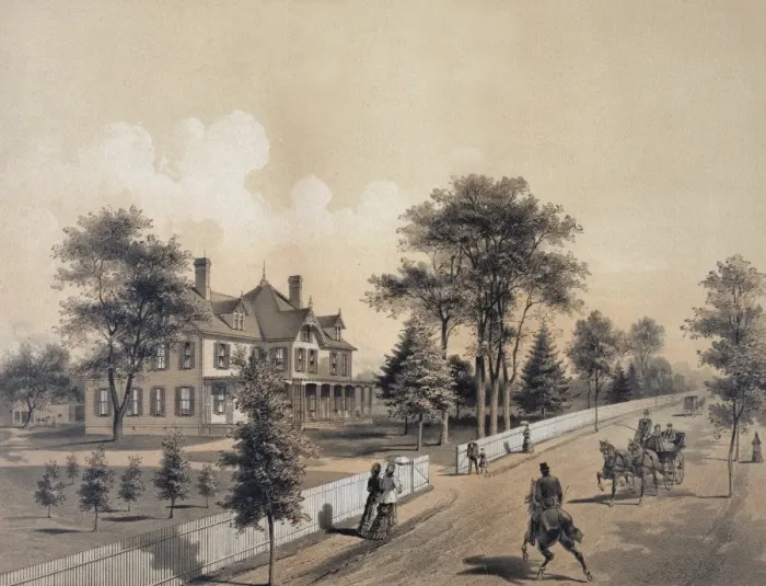 Framed Print : Lawnfield, Mentor Ohio - the home of Garfield