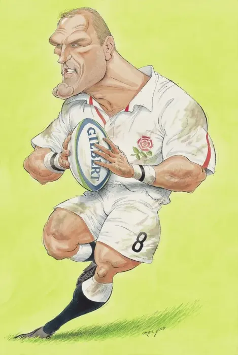 Framed Print : Lawrence Dallaglio (England) - England rugby player Framed Print : Lawrence Dallaglio (England) - England rugby player