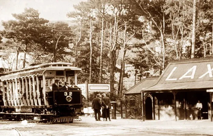 Framed Print : Laxey Station Isle of Man electric railway Framed Print : Laxey Station Isle of Man electric railway