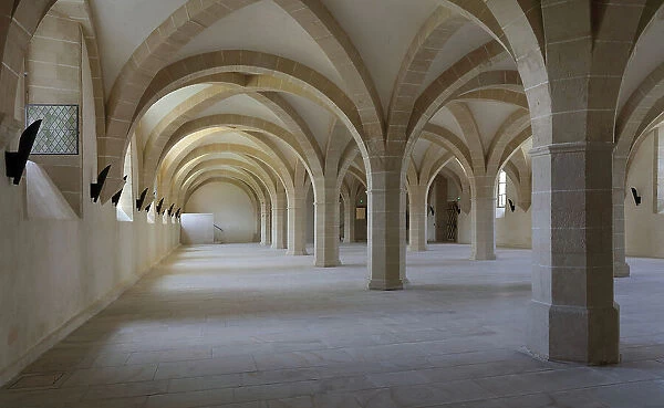 Lay dormitory, Clairvaux Abbey, Ville-sous-la-Ferte, Aube