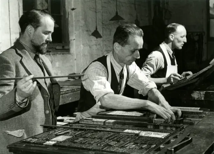 Framed Print : Laying out Type Framed Print : Laying out Type