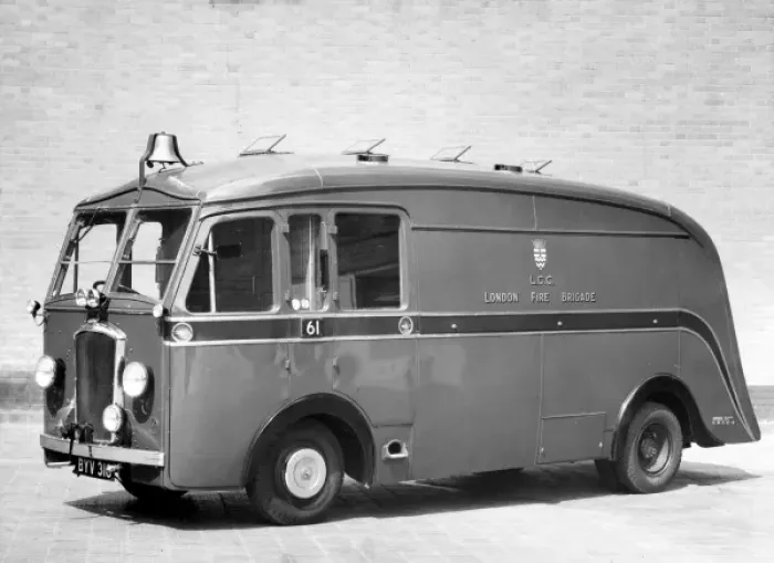 Framed Print : LCC-LFB Canteen Van (CaV) at Lambeth HQ Framed Print : LCC-LFB Canteen Van (CaV) at Lambeth HQ